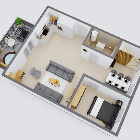 Les Du Lion アパート